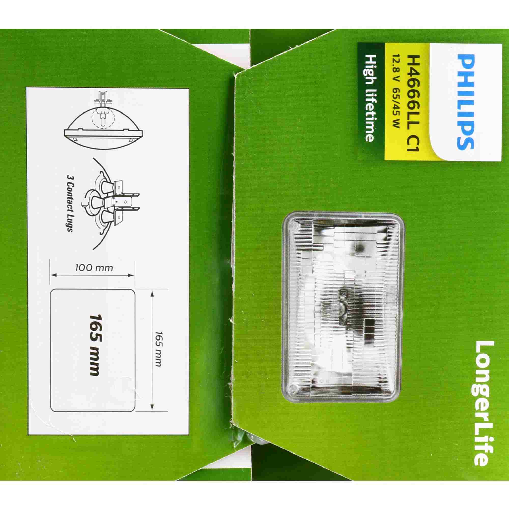 Philips Headlight Bulb H4666LLC1