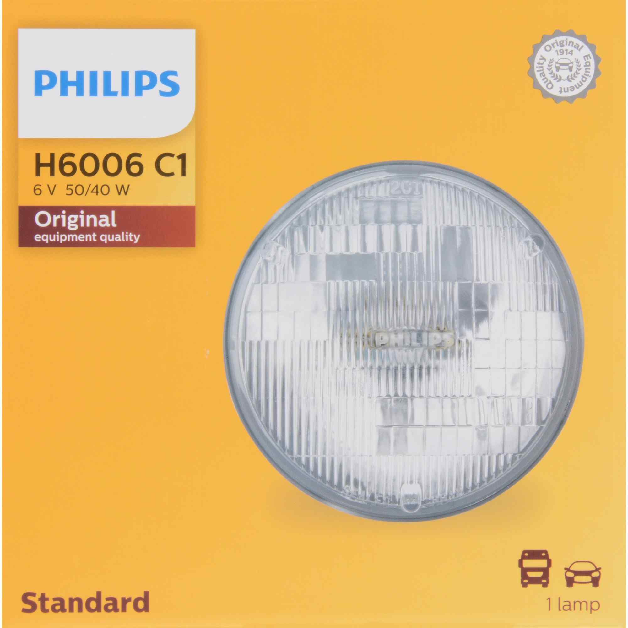 Philips Headlight Bulb H6006C1