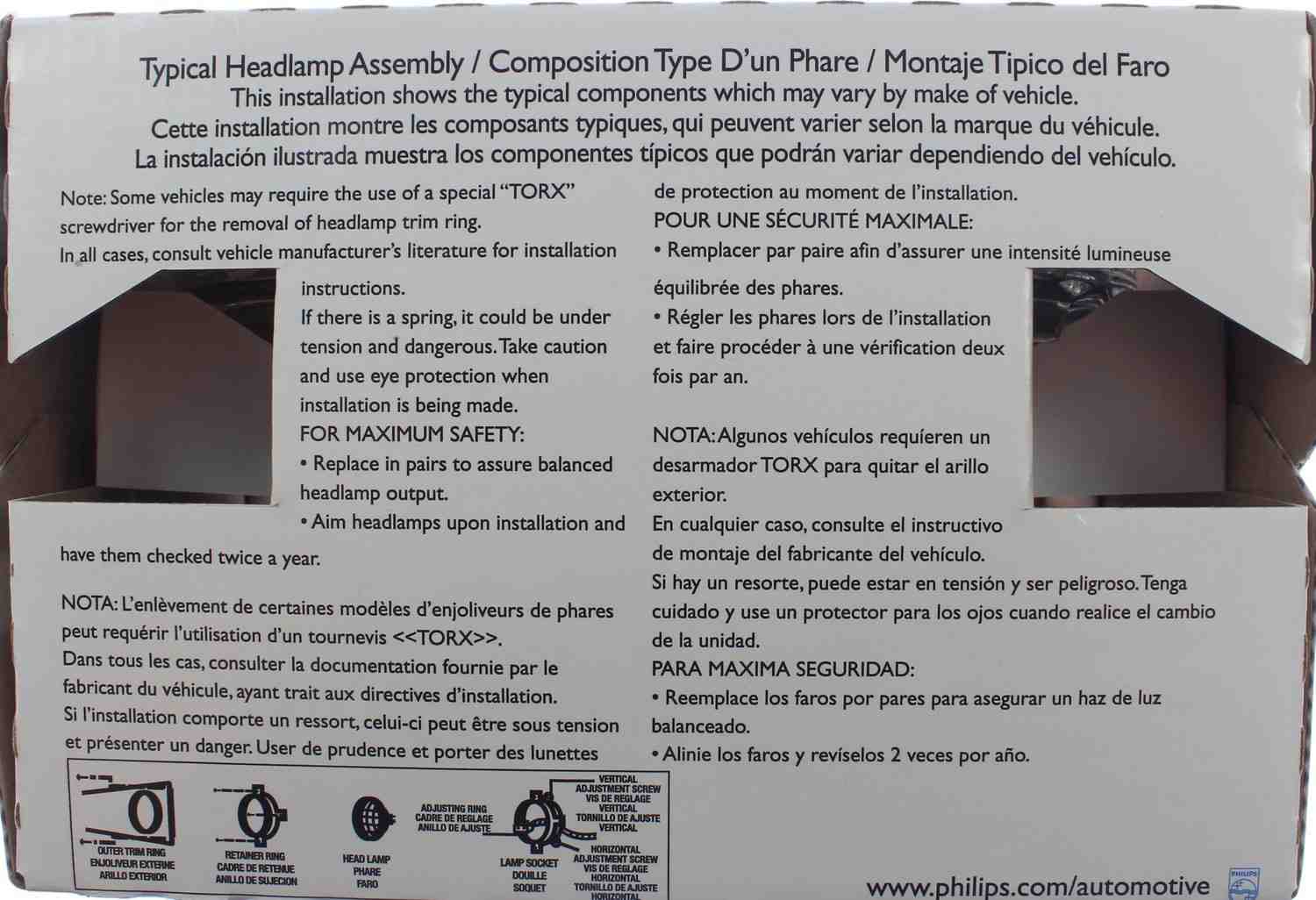 Philips Headlight Bulb H6024C1