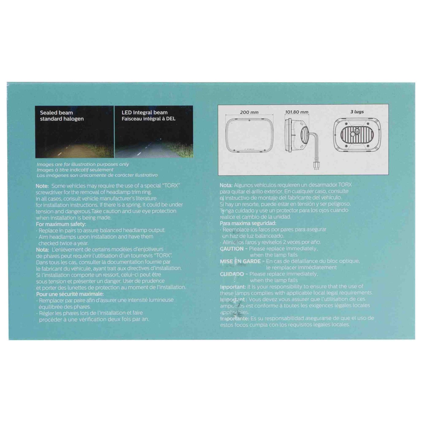 Philips Headlight Bulb H6054LED