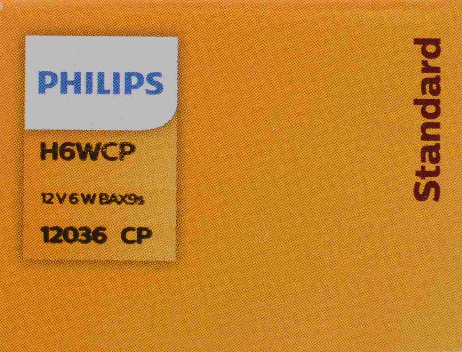 Philips Turn Signal / Parking Light Bulb H6WCP