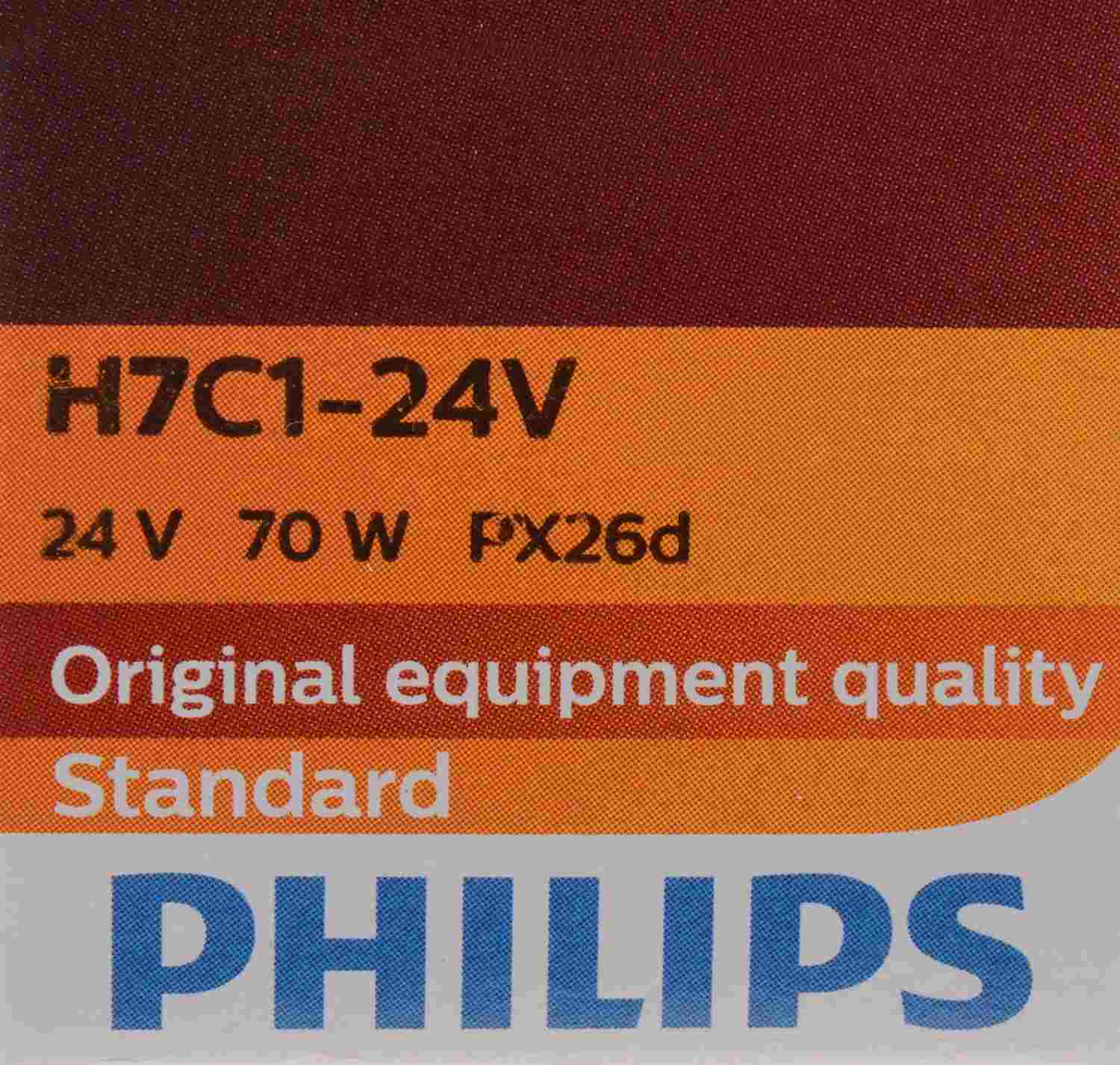 Philips Headlight Bulb H7C1-24V