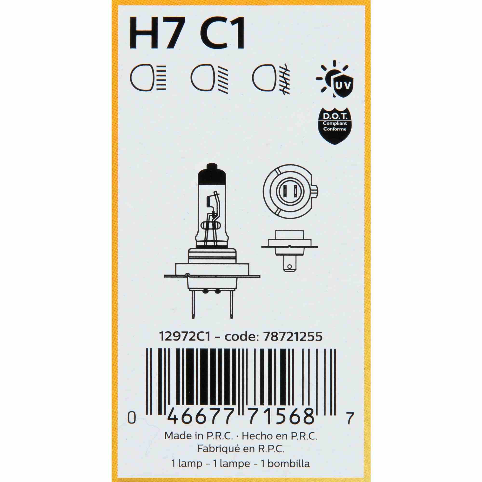 Philips Headlight Bulb H7C1