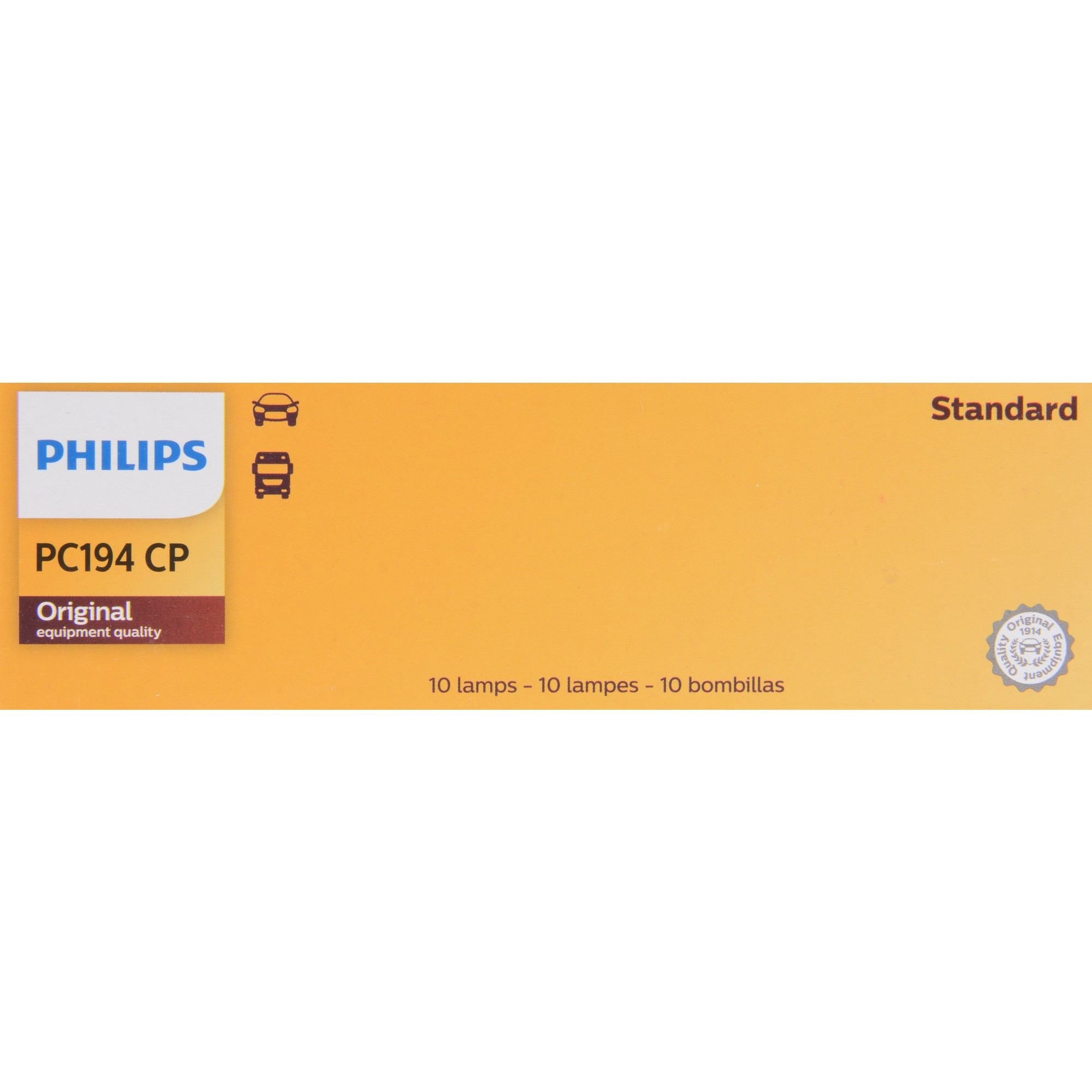 Philips Instrument Panel Courtesy Light Bulb PC194CP