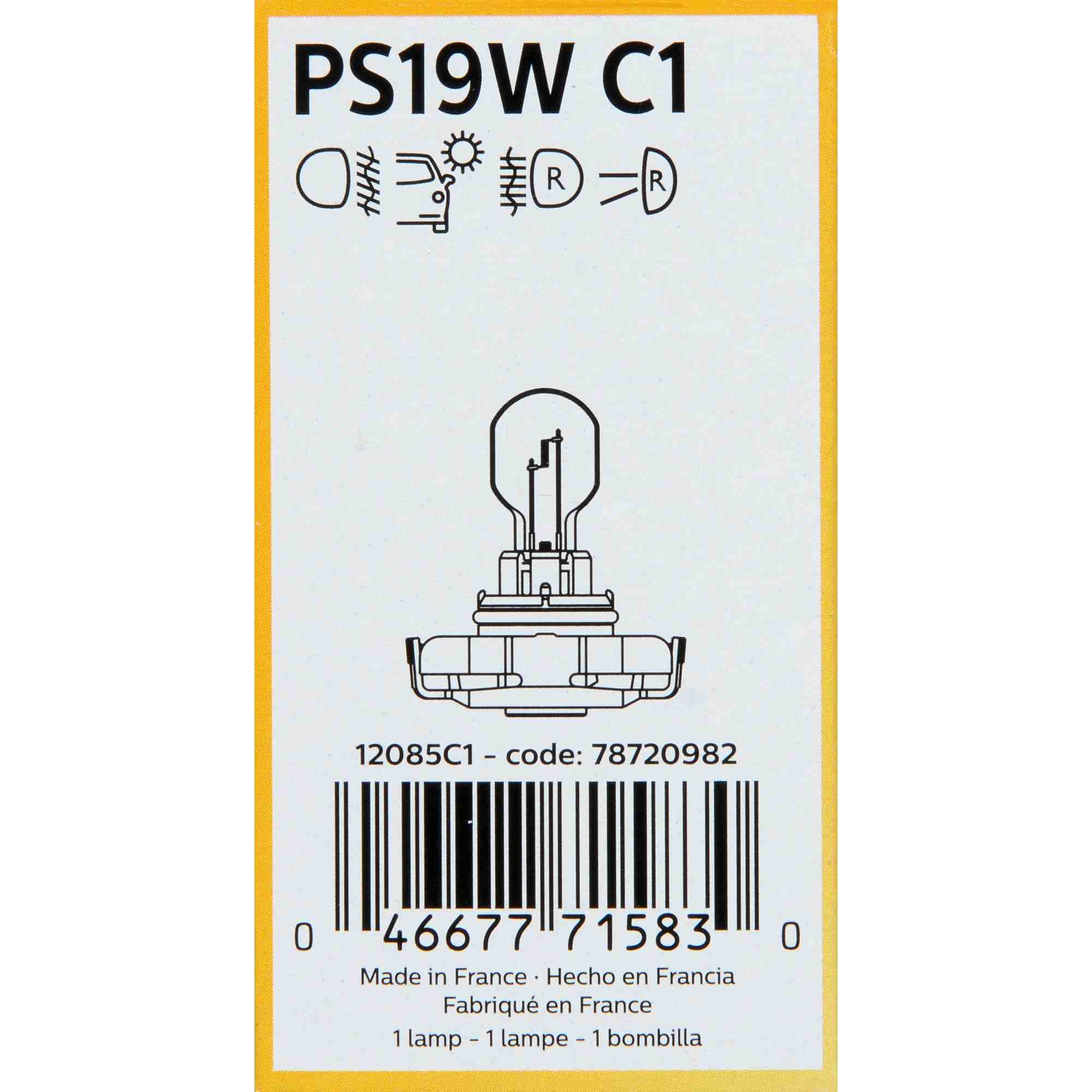 Philips Fog Light Bulb PS19WC1
