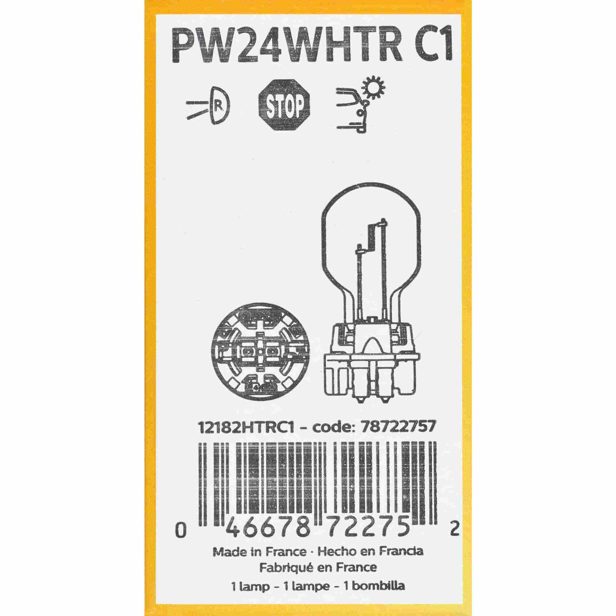 Philips Turn Signal / Parking Light Bulb PW24WHTRC1