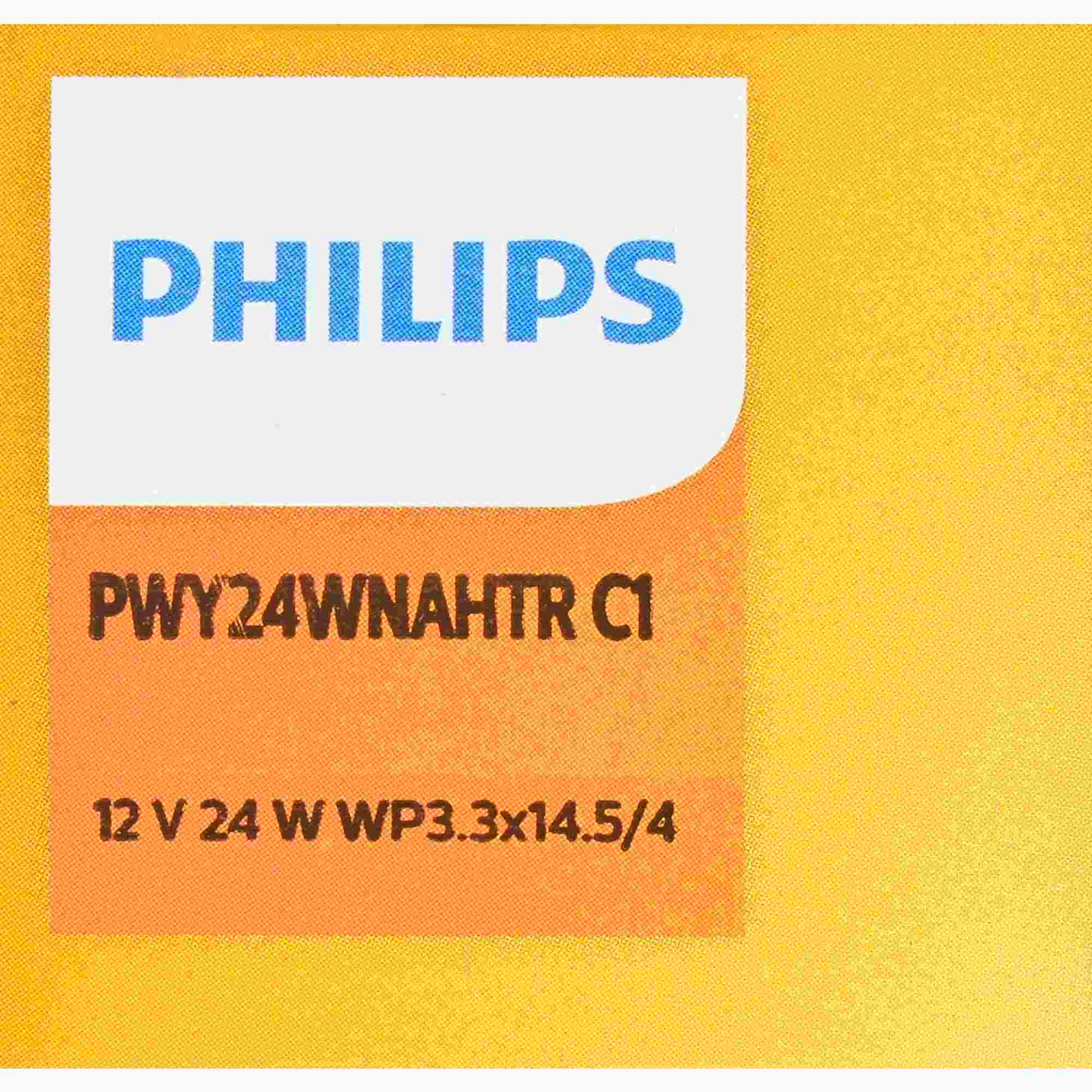 Philips Turn Signal / Parking Light Bulb PWY24WNAHTRC1