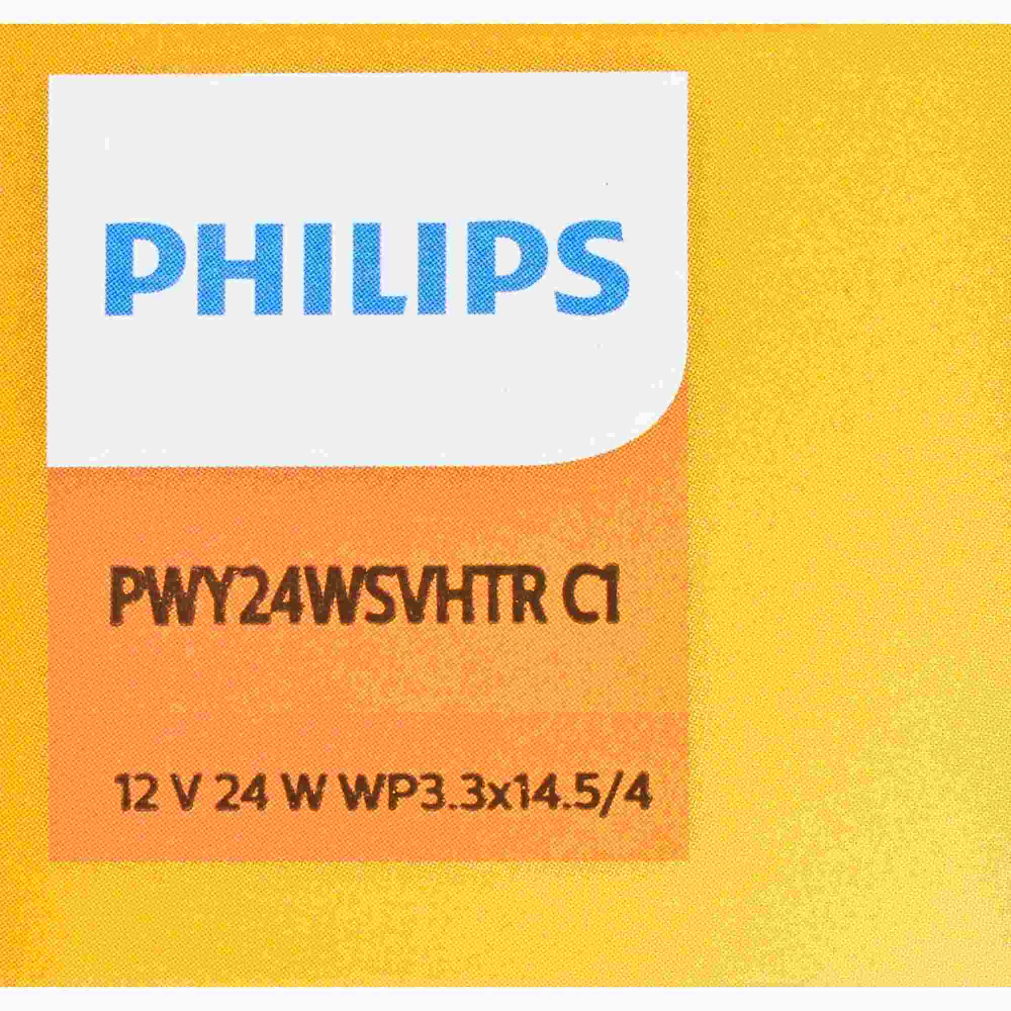 Philips Turn Signal / Parking Light Bulb PWY24WSVHTRC1