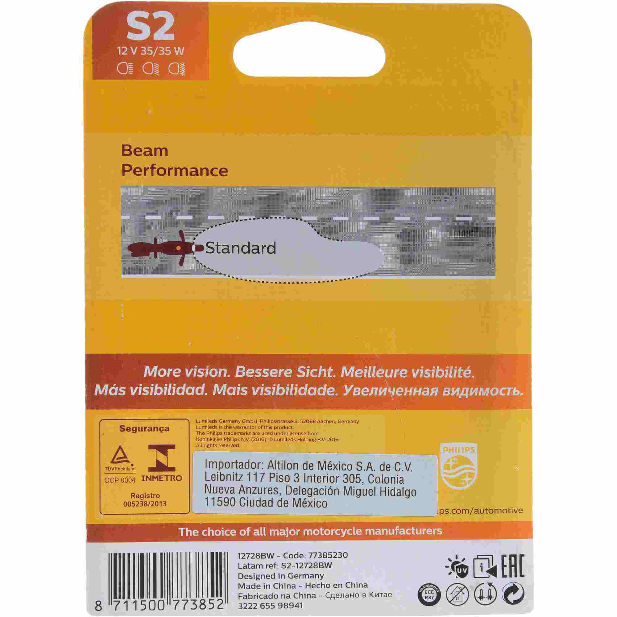 Philips Headlight Bulb S2