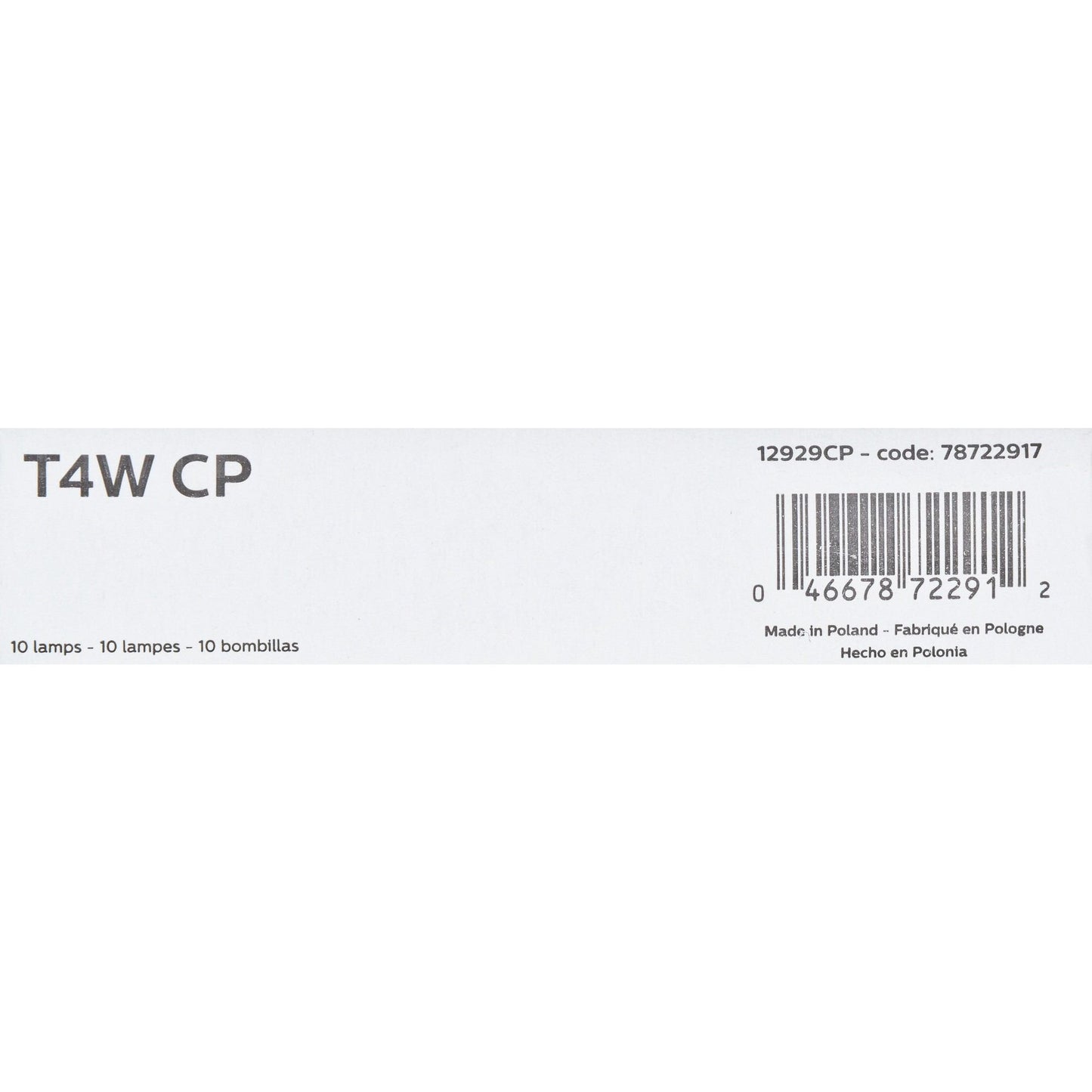 Philips Multi-Purpose Light Bulb T4WCP