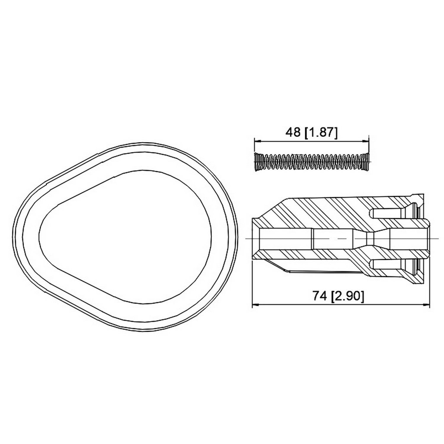 PRENCO Direct Ignition Coil Boot 36-2016