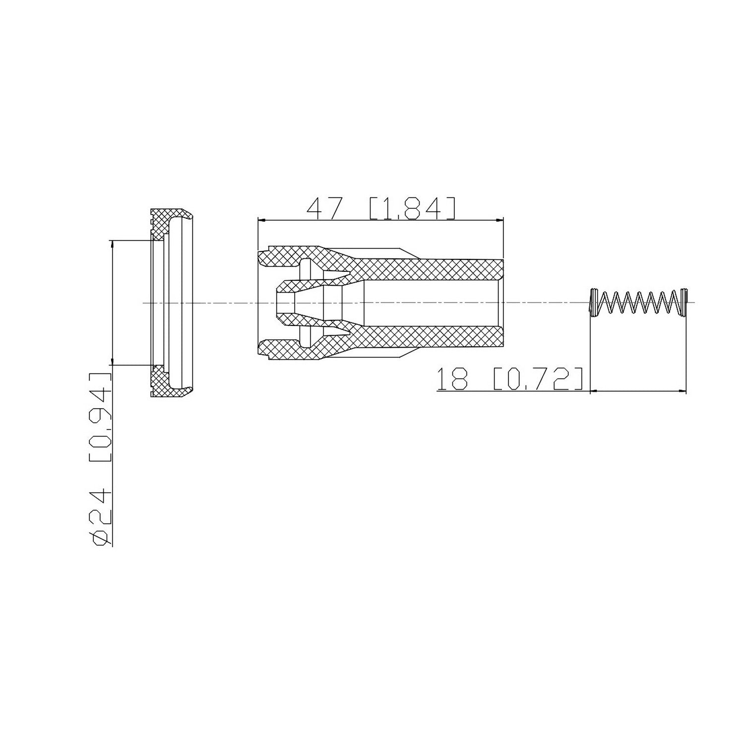 PRENCO Direct Ignition Coil Boot 36-2092