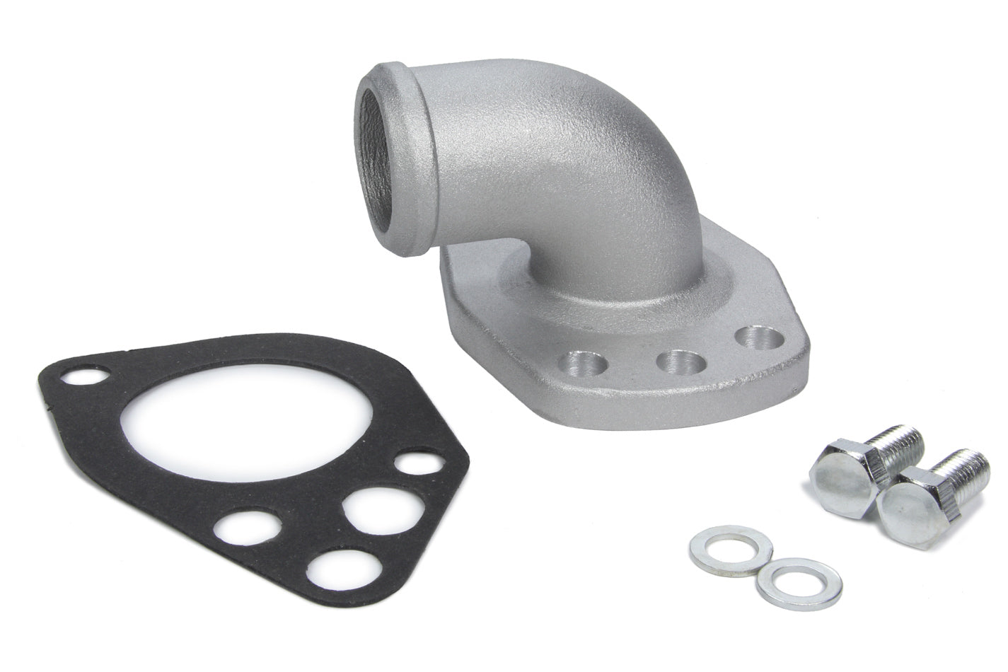 PRW Industries, Inc. Water Neck Outlet - 90 Deg. Mopar Cast Aluminum Thermostats, Housings and Fillers Water Necks - Thermostat Housings main image