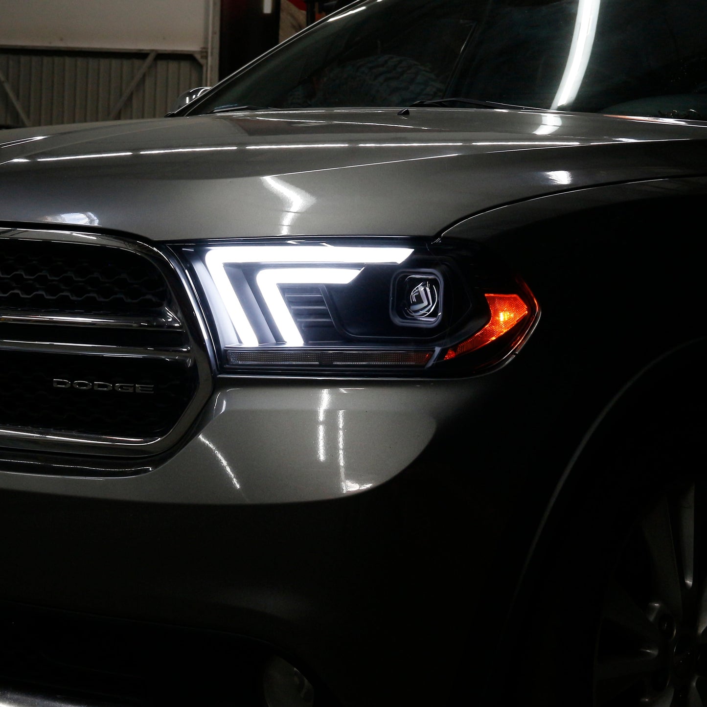 Spyder Dodge Durango 11-13 Halogen Model Only Projector Headlights - Black PRO-YD-DDU11SI-BK 5088284