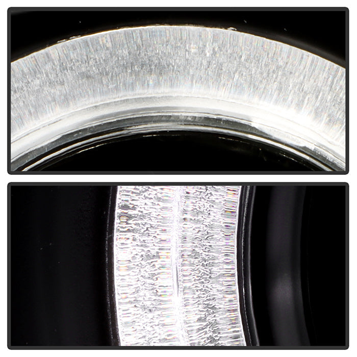 Spyder Honda Civic 06-08 2Dr Projector Headlights LED Halo Black High H1 Low H1 PRO-YD-HC06-2D-HL-BK 5010780