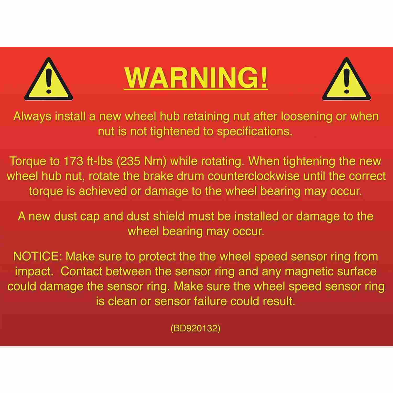 DuraGo DuraGo® Brake Drum BD920132