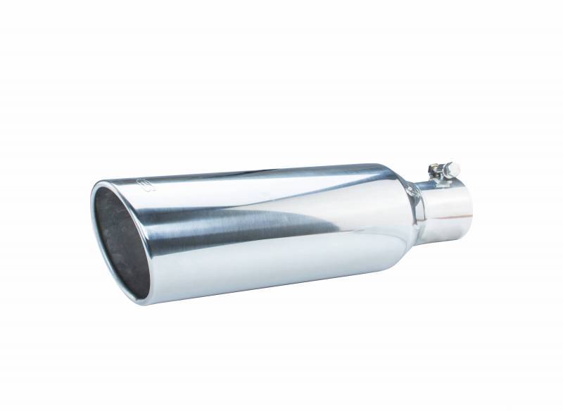 PYPES PERFORMANCE EXHAUST 3inID X 5in OD X 18inL Exhaust Tip Stainless Exhaust Exhaust Pipes, Systems and Components main image