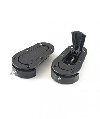 Aerocatch 2 Plus Flush Kit Black Locking Hood Pins
