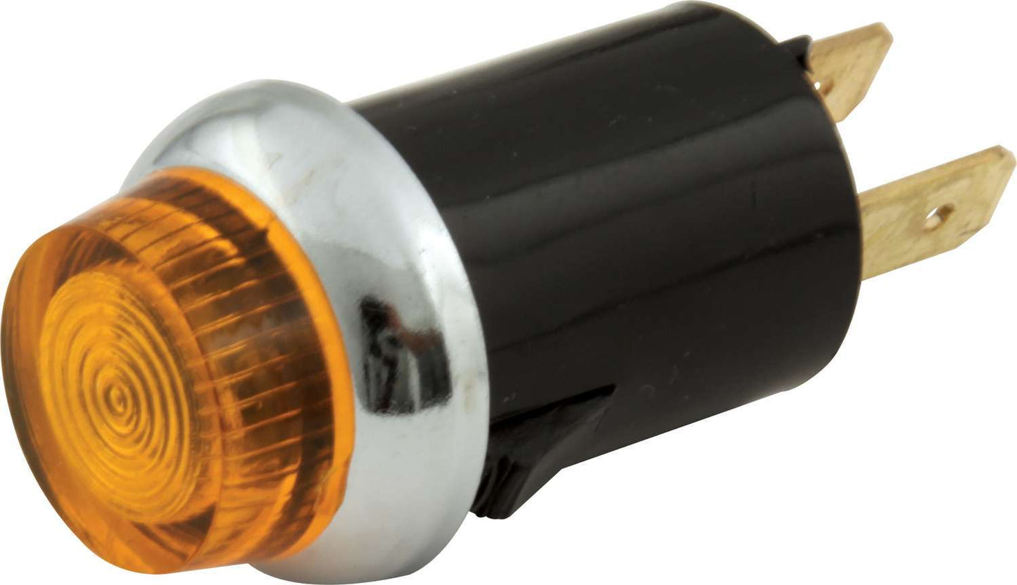 Quickcar Racing Products Warning Light 3/4 Amber Carded Gauge Components Shift/Warning Lights and Components main image