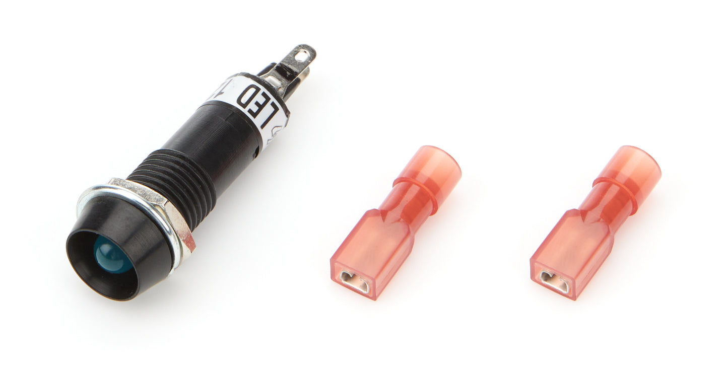 Quickcar Racing Products Warning Light 3/8in Blue Gauge Components Shift/Warning Lights and Components main image
