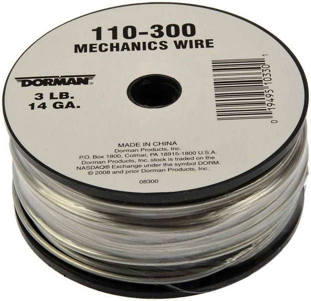 Dorman Wire, Mechanics Wire Roll, Steel, 0.064 in. Diameter, 174 ft. Length,