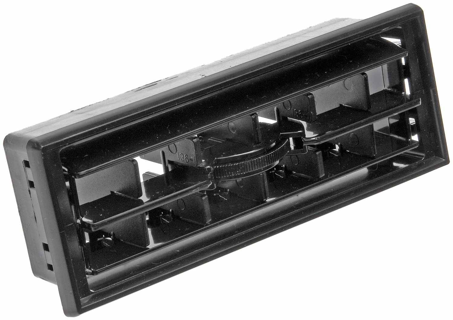 Dorman Air Vent, Interior, In-dash, Rectangular, Plastic, Black, Western Star