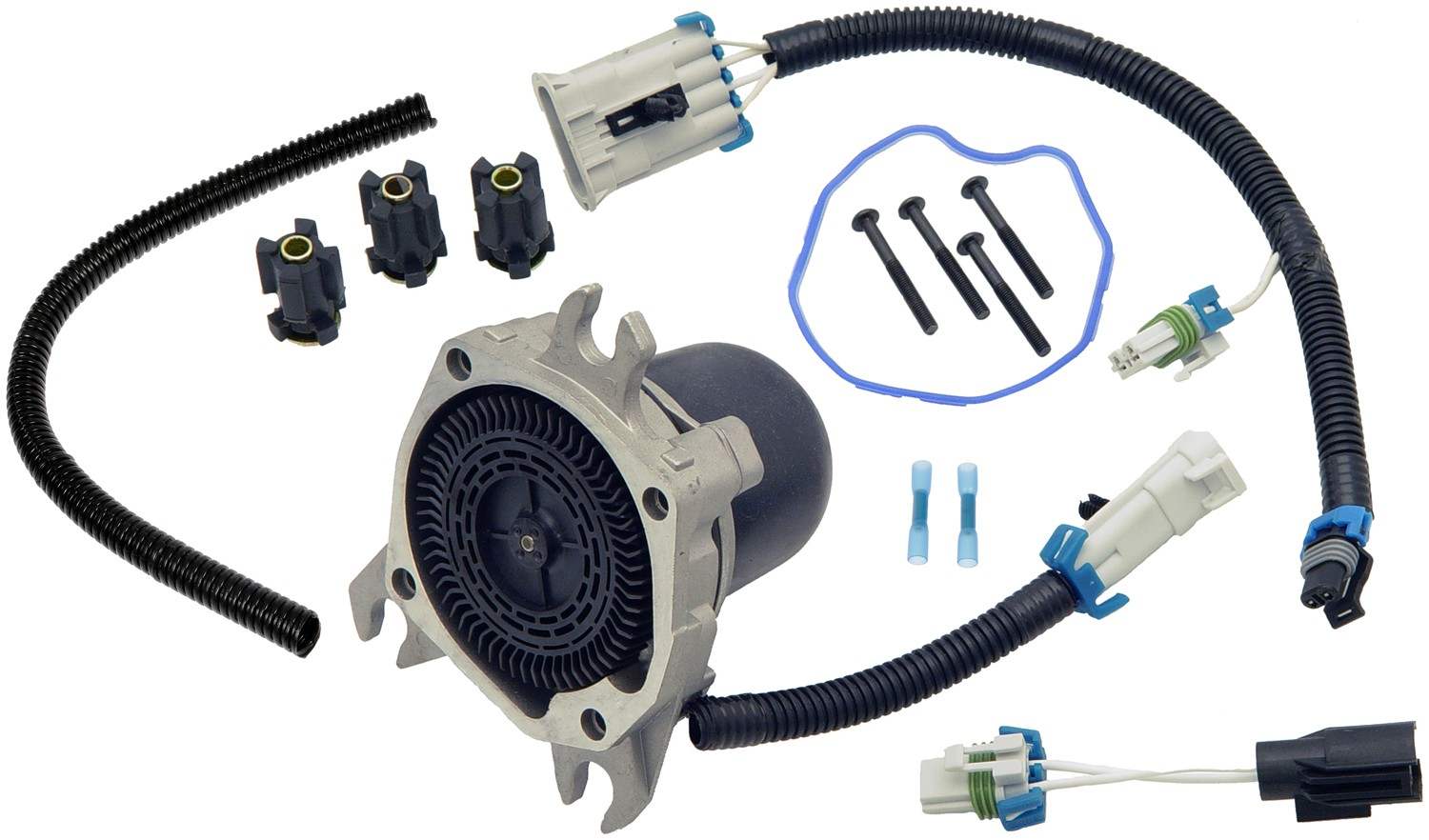 Dorman Secondary Air Injection Pump Air Injection Reaction Pump for 1995-2007 Ford & 2001-2015 GM 306-020