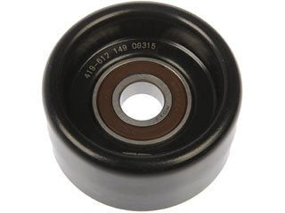 Dorman Idler Pulley, Serpentine, Smooth, Steel, Black, Ford, Mercury, Each