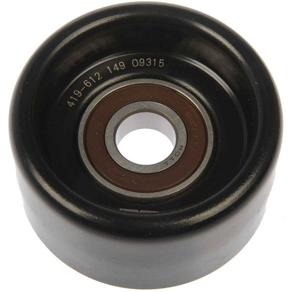 Dorman Idler Pulley, Serpentine, Smooth, Steel, Black, Ford, Mercury, Each