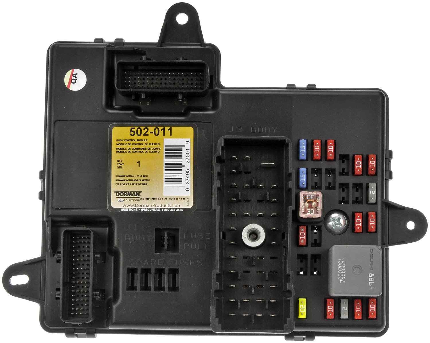 Dorman - OE Solutions REMANUFACTURED BODY CONTROL MODULE 502-011