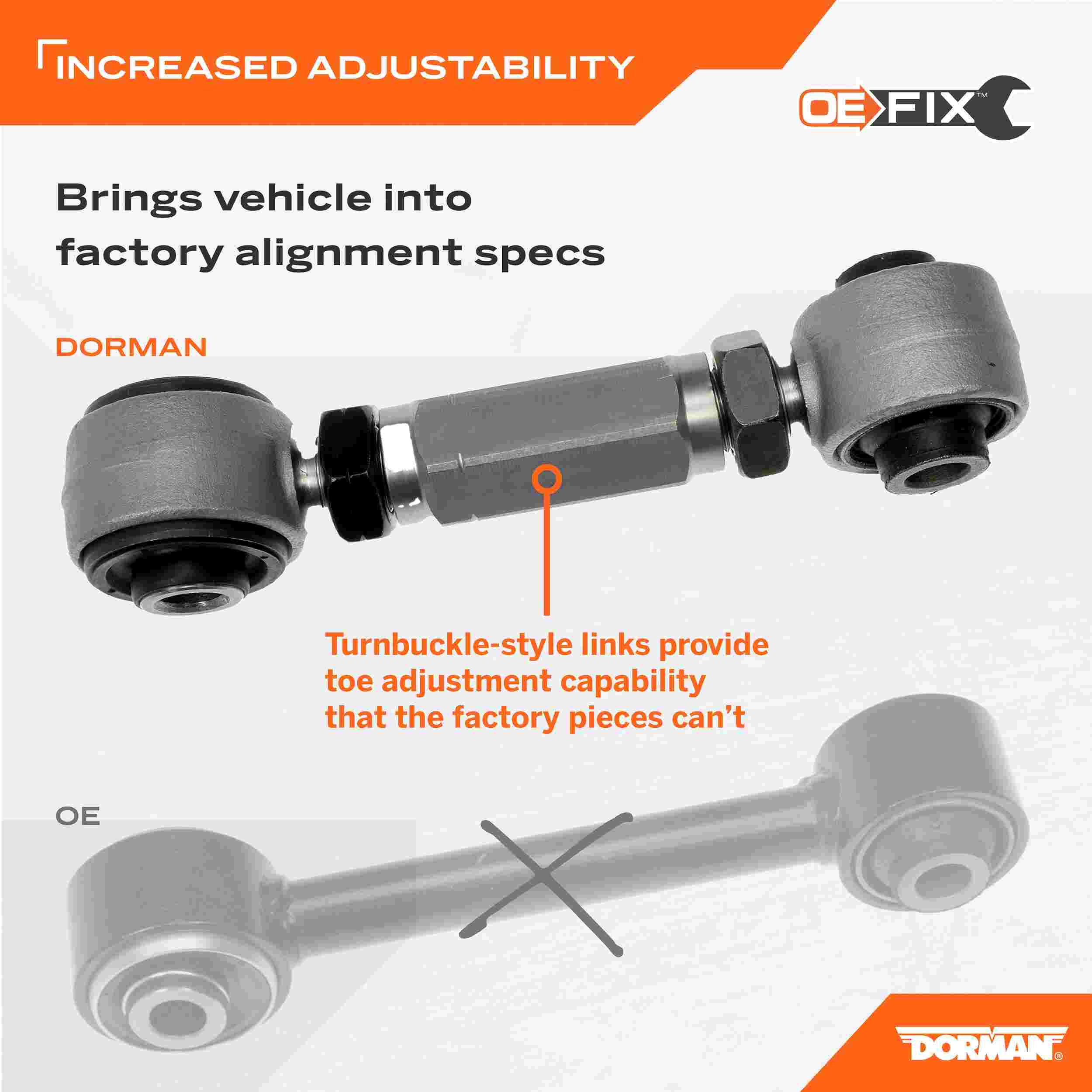 Dorman - OE Solutions ALIGNMENT TOE ARM 526-032