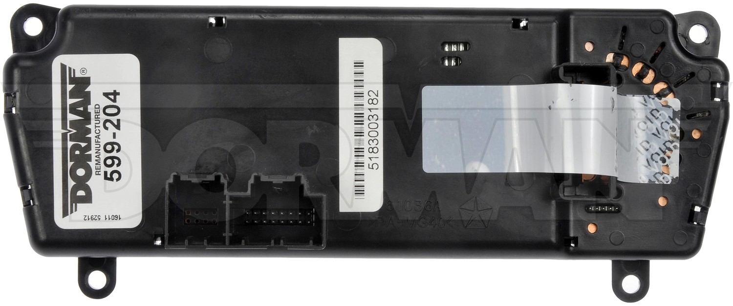 Dorman - OE Solutions REMANUFACTURED CLIMATE CONTROL MODULE 599-204