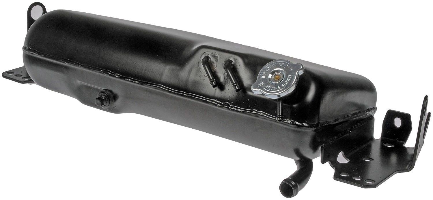Dorman Coolant Reservoir, Recirculating, Pressurized, Plastic, Black, Cap, Fr