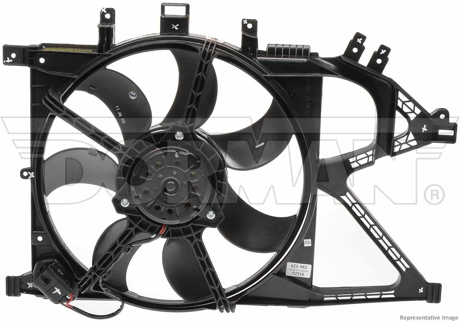 Dorman - OE Solutions DUAL FAN ASSEMBLY 621-638