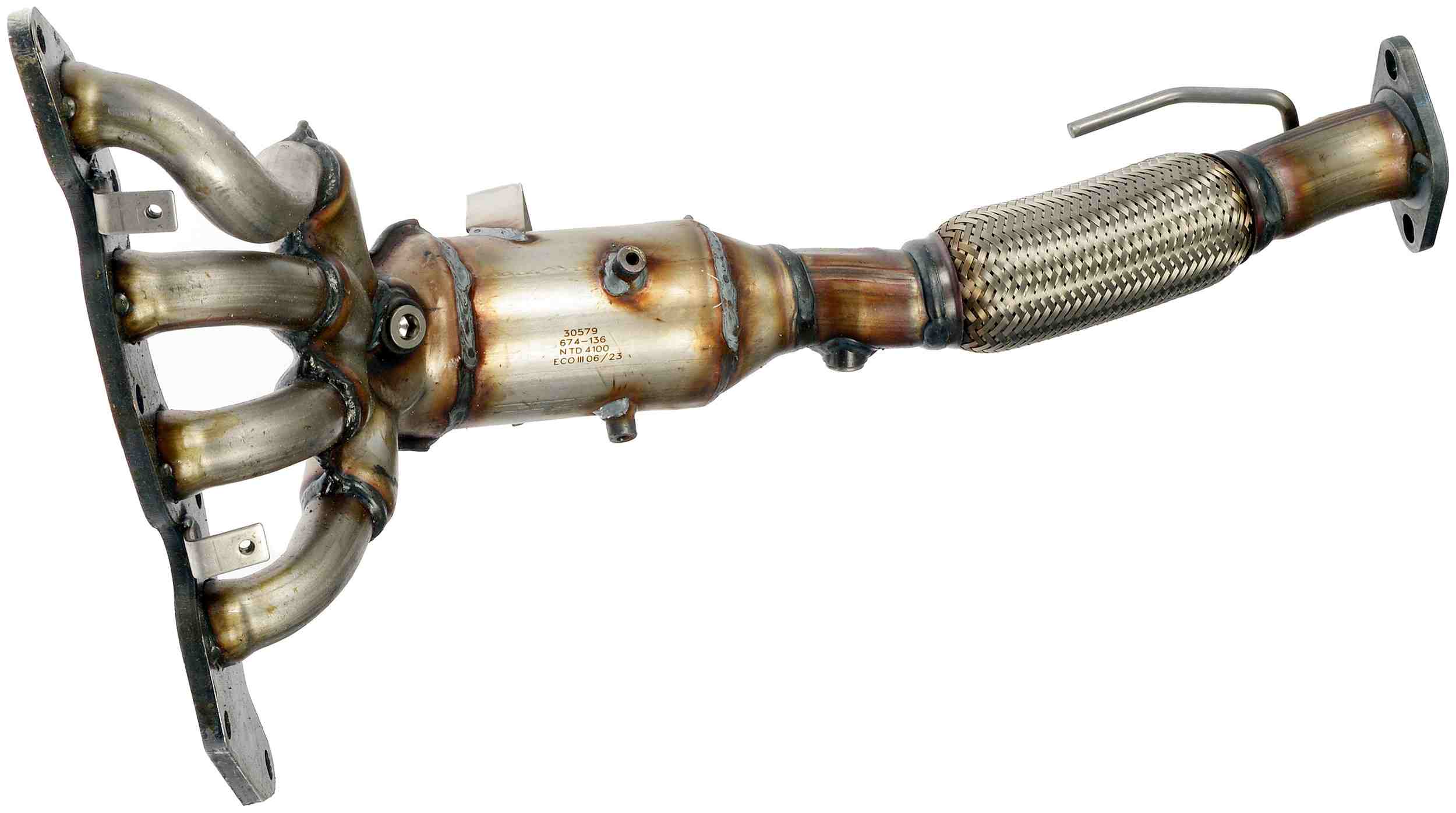 Dorman - OE Solutions Catalytic Converter with Integrated Exhaust Manifold Manifold Converter Not CARB Compliant for 2018-14 Ford Transit Connect 674-136