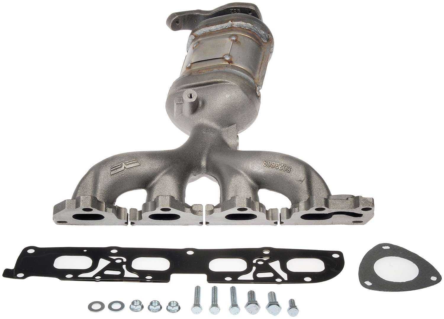 Dorman OE Solutions Catalytic Converter with Integrated Exhaust Manifold with Not CARB Compliant for 2010-08 Chevrolet Malibu Pontiac G6 2008 Saturn Aura 674-890