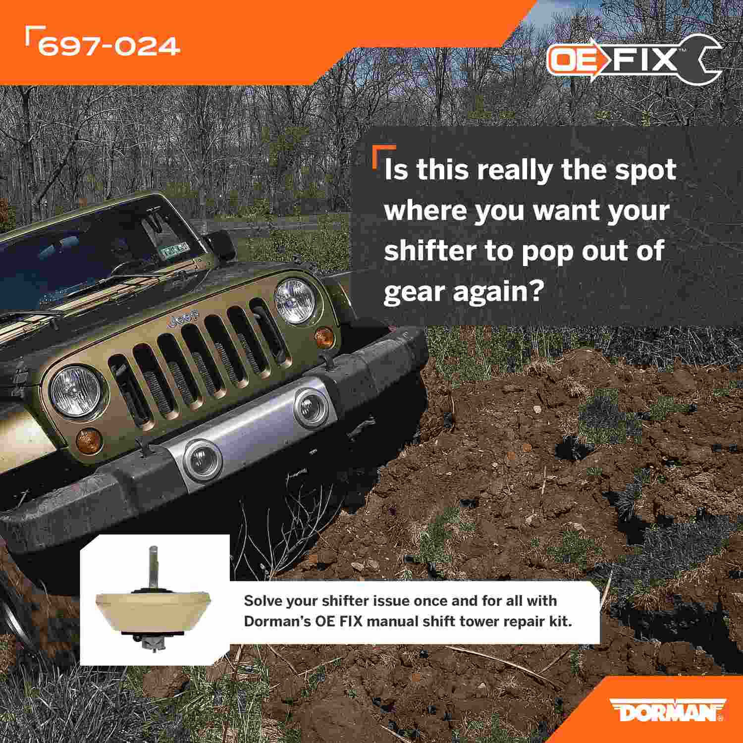 Dorman - OE Solutions MANUAL TRANSMISSION SHIFT TOWER 697-024
