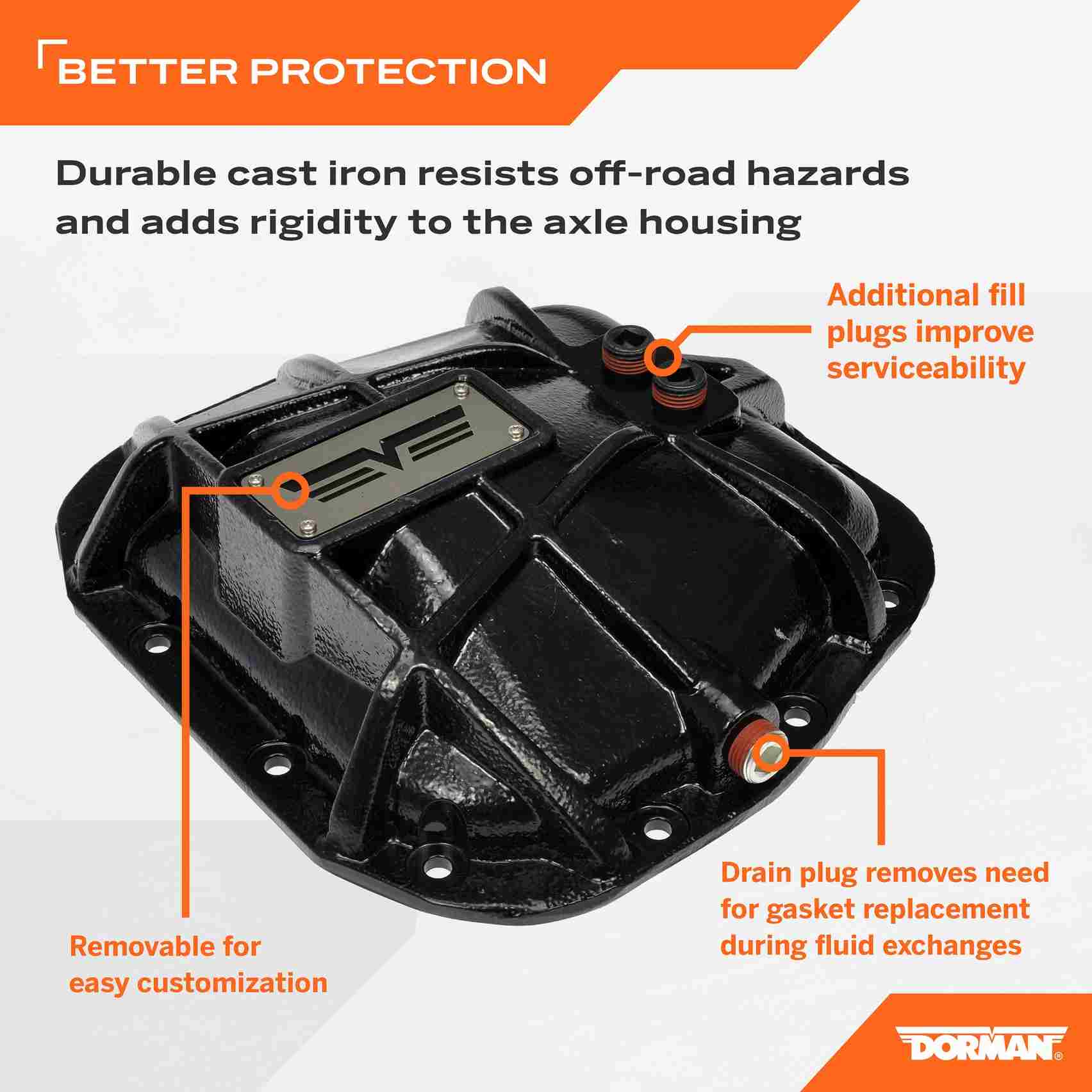 Dorman - OE Solutions DIFFERENTIAL COVER 697-734