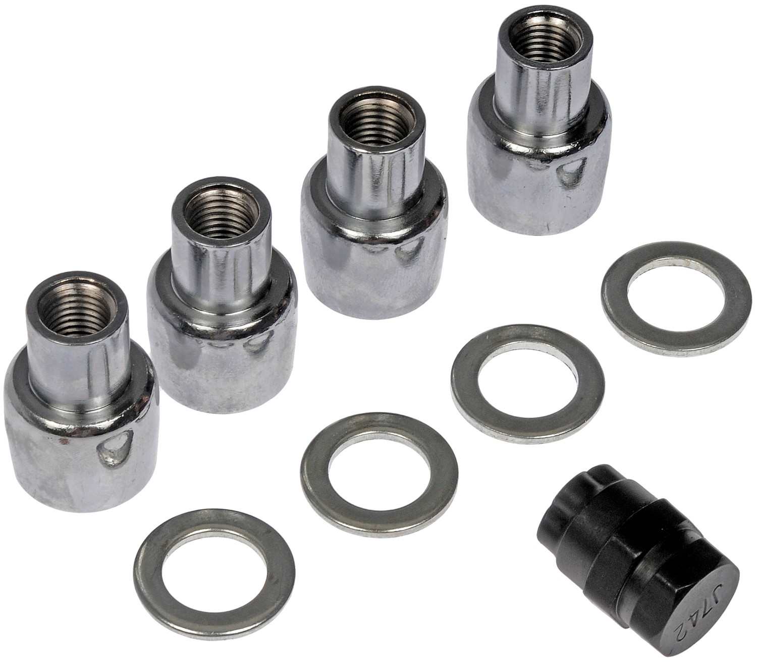 Dorman Wheel Nut Lock Chrome Std. Mag M12-1.50