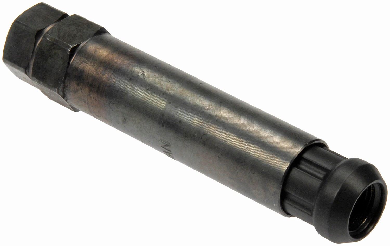 Dorman Lug Nuts, Steel, Matte Black Chrome, Conical Seat, Spline Drive, 12mm