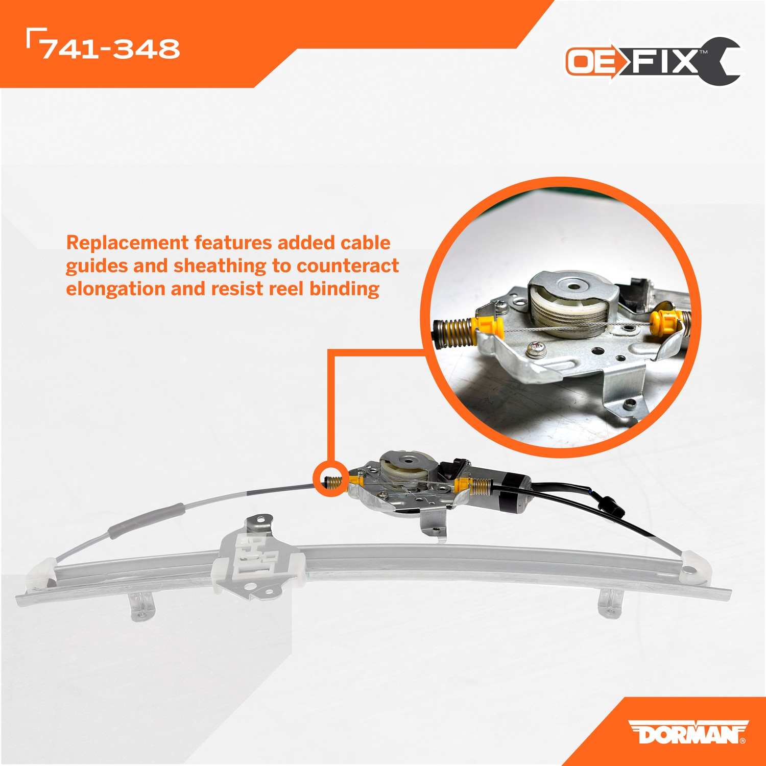 Dorman Power Window Regulator And Motor Assembly