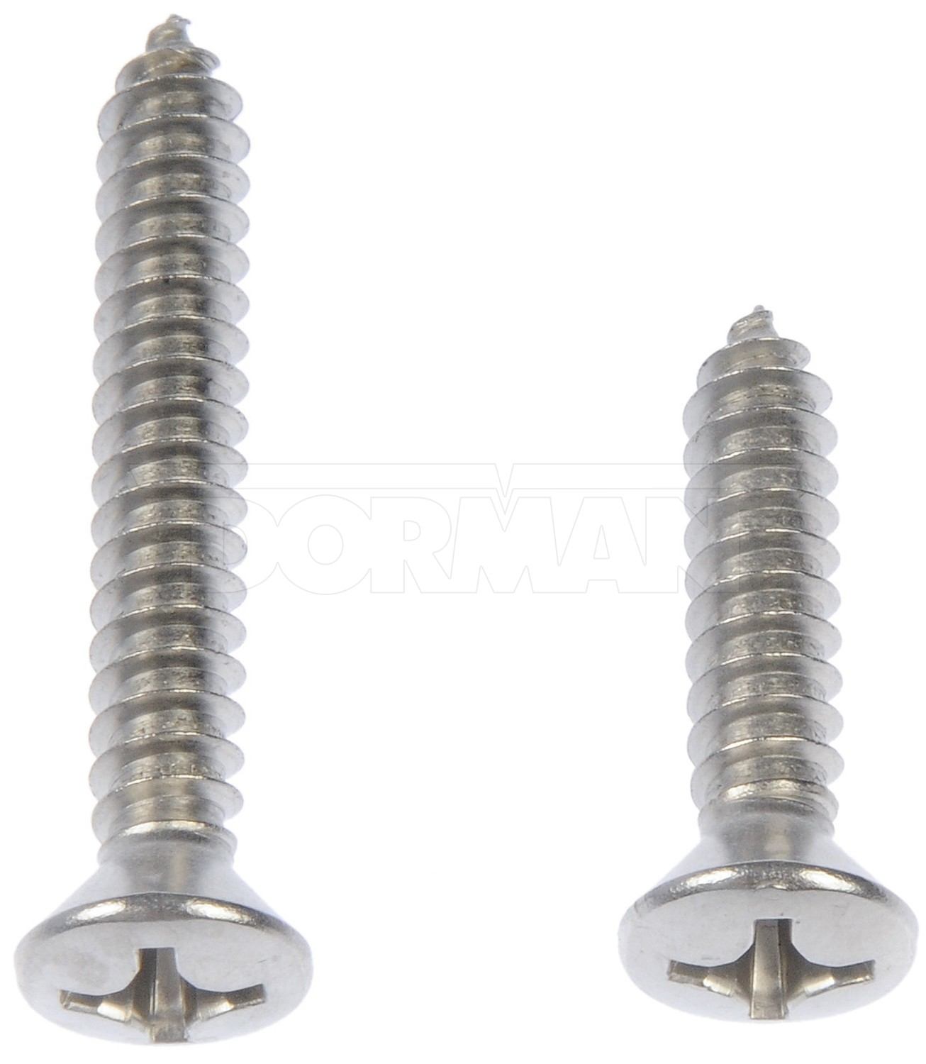 Dorman #12 X 1", 1-1/2" STAINLESS STEEL SELF TAPPING OVAL HEAD 784-165D