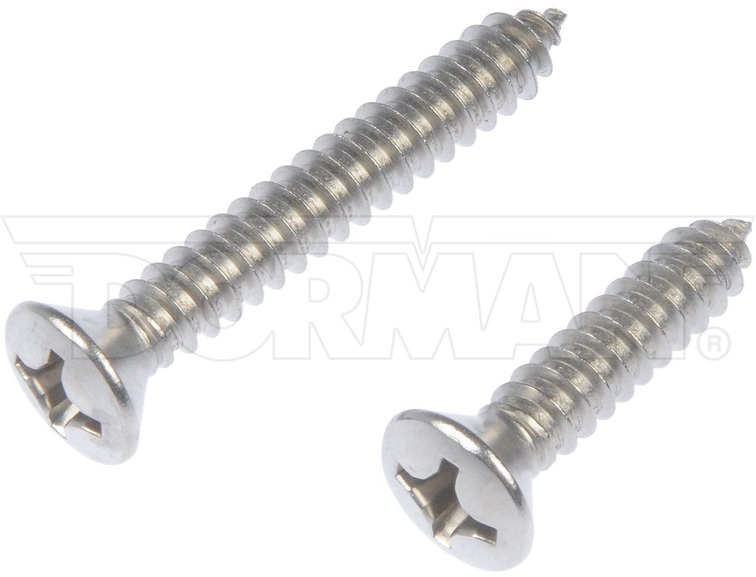 Dorman #12 X 1", 1-1/2" STAINLESS STEEL SELF TAPPING OVAL HEAD 784-165D