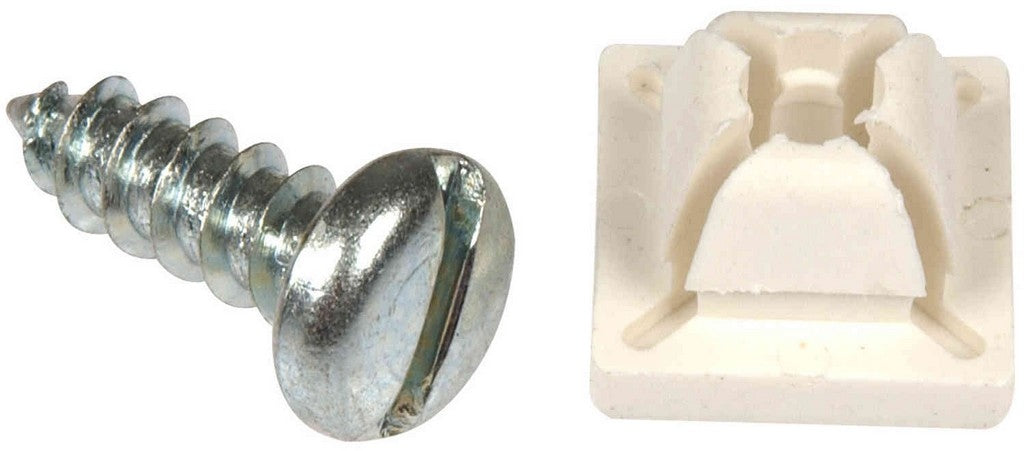 Dorman License Plate Bracket: 1/4 x 3/4'; License Plate Hardware Kit