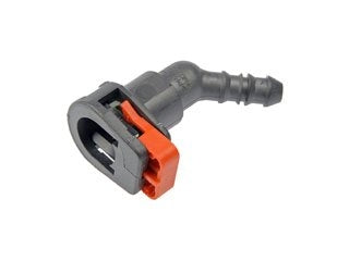 Dorman OE Solutions Fuel Line Connector 3/8 In. Steel To 5/16 In. Nylon With 45 Degree Bend 800-134