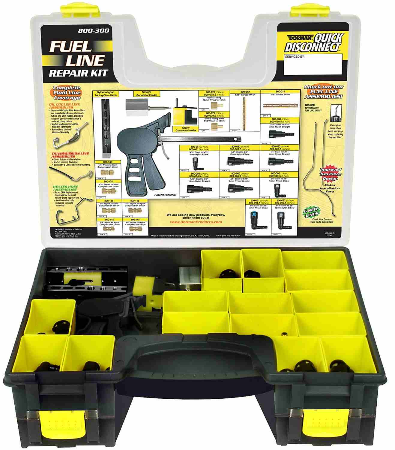 Dorman Nylon Fuel Line Repair Kit - Contains 104 Pieces