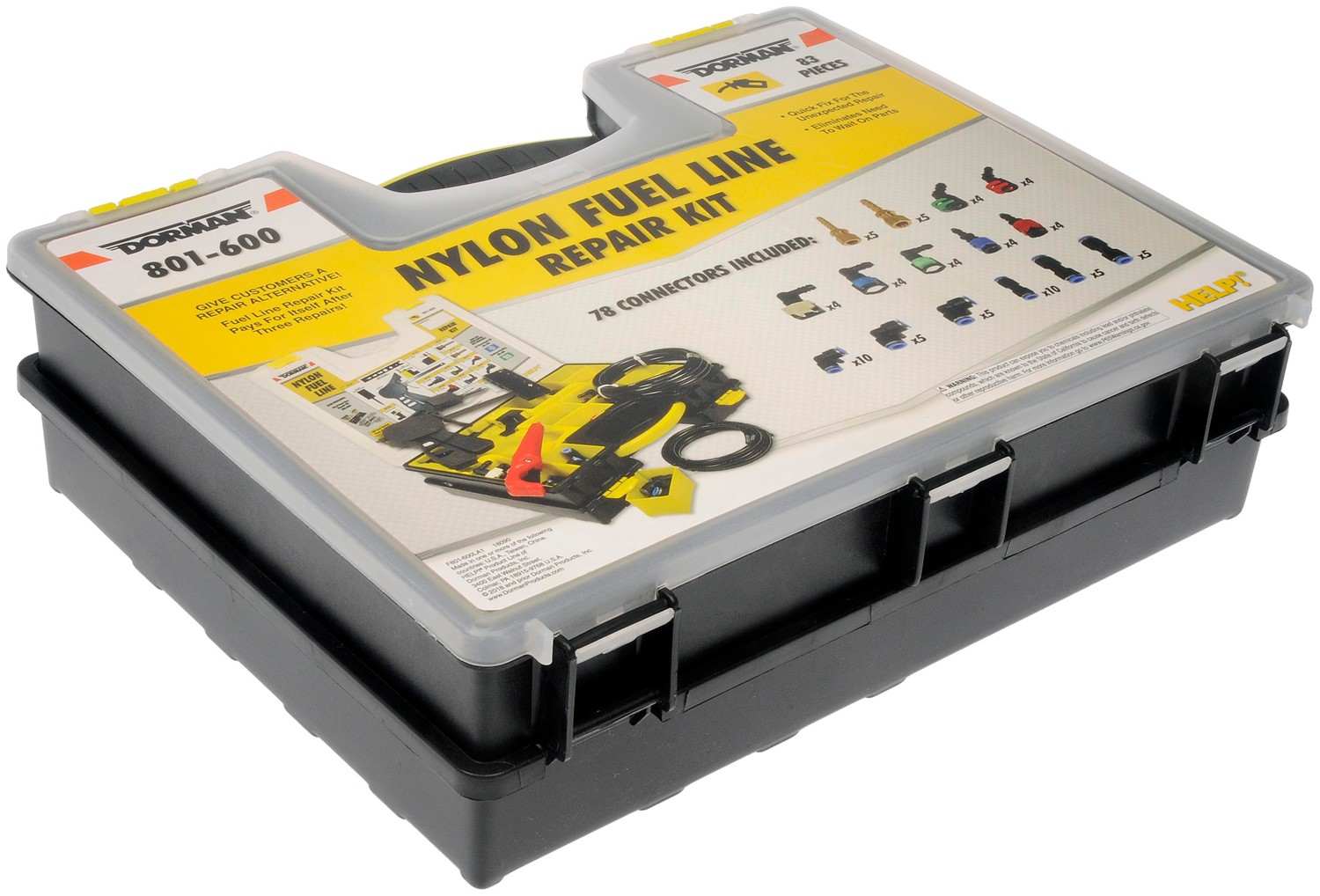 Dorman - OE Solutions Fuel Line Repair Kit with 83 connectors 801-600