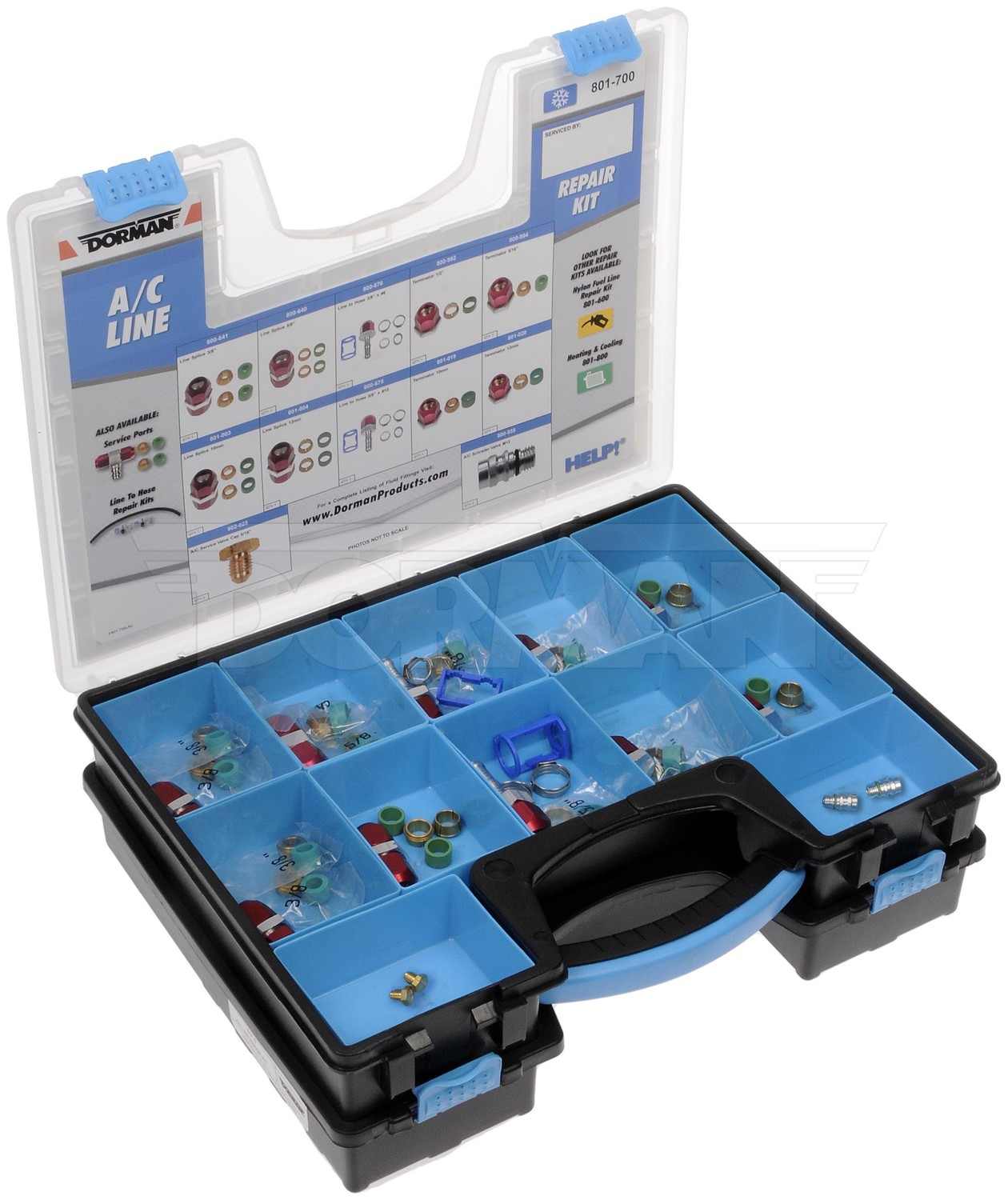 Dorman - OE Solutions A/C Line Repair Kit Line Repair Tech Tray 801-700
