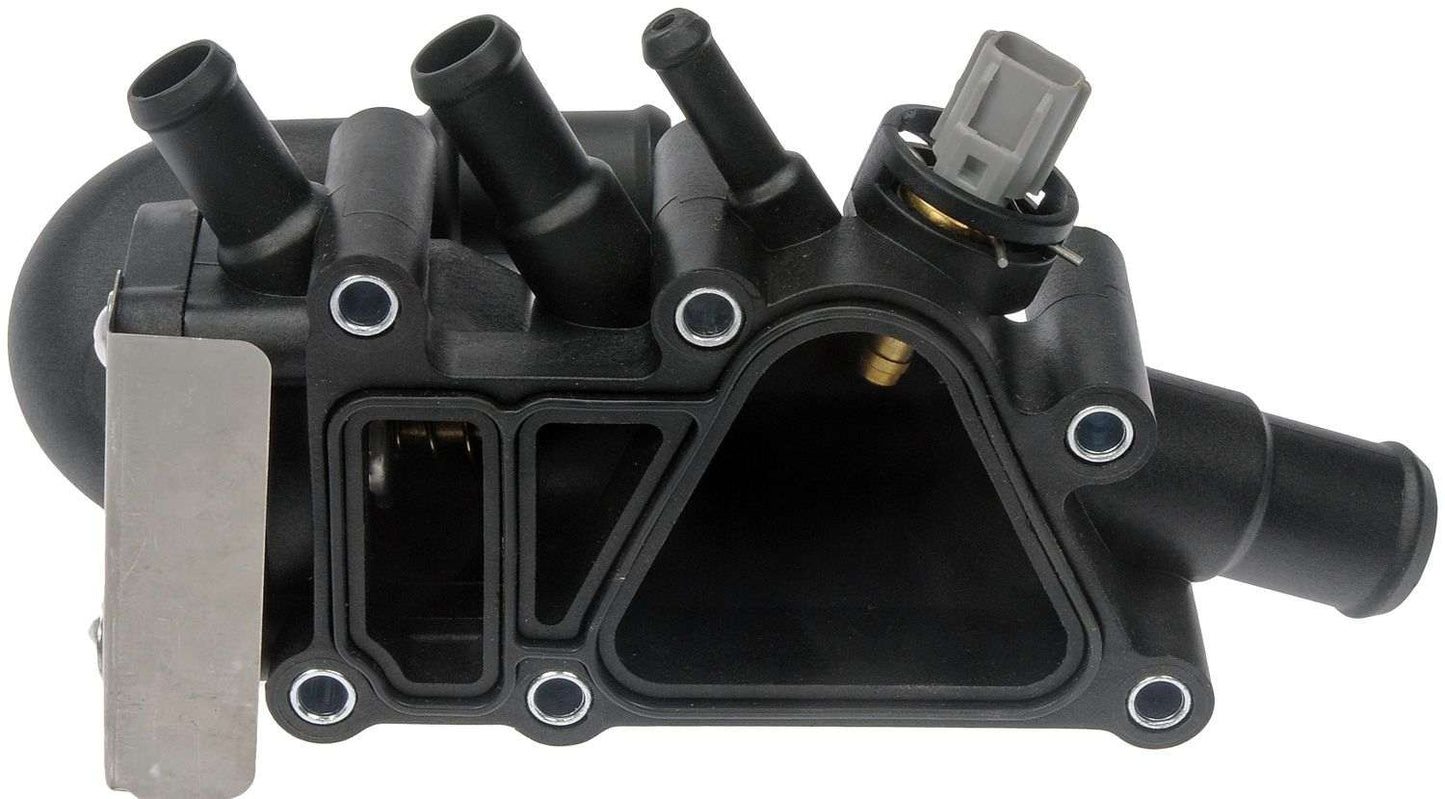 Dorman - OE Solutions Engine Coolant Thermostat Housing Assembly with Integrated Sensor for 2010-05 2012-03 2012-08 Ford Courier Fiesta Ikon 902-999