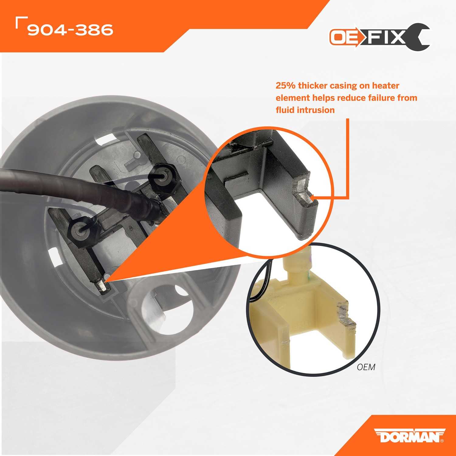 Dorman - OE Solutions DIESEL EXHAUST FLUID HEATER 904-386